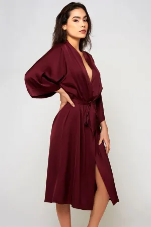 Tania Robe- Burgundy