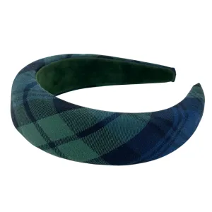 Tartan & Cheer Padded Headband (Evergreen)