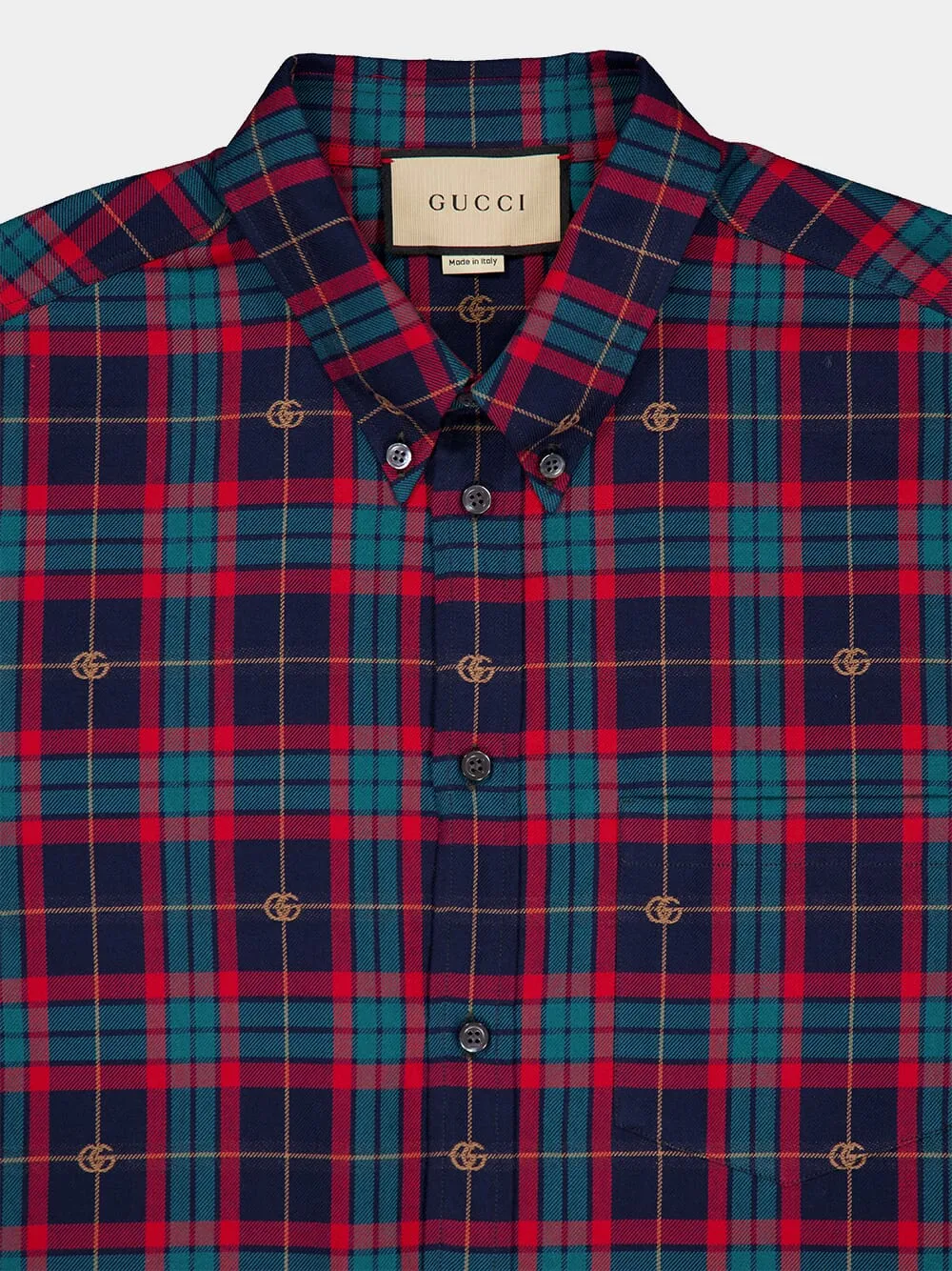 Tartan Check Pattern Shirt