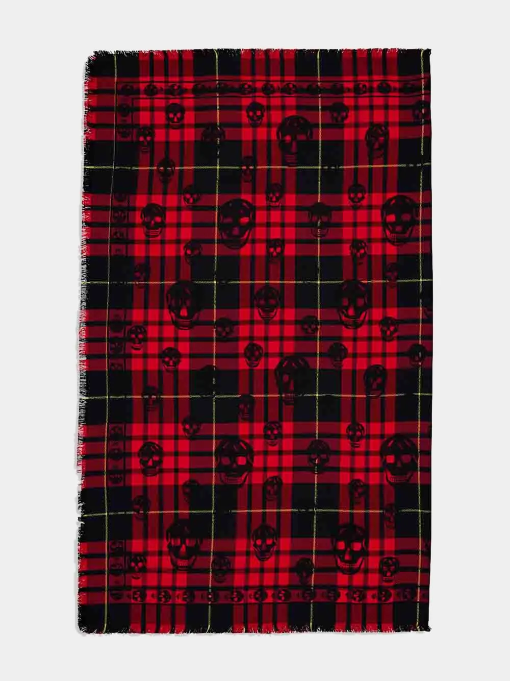 Tartan Skull Scarf