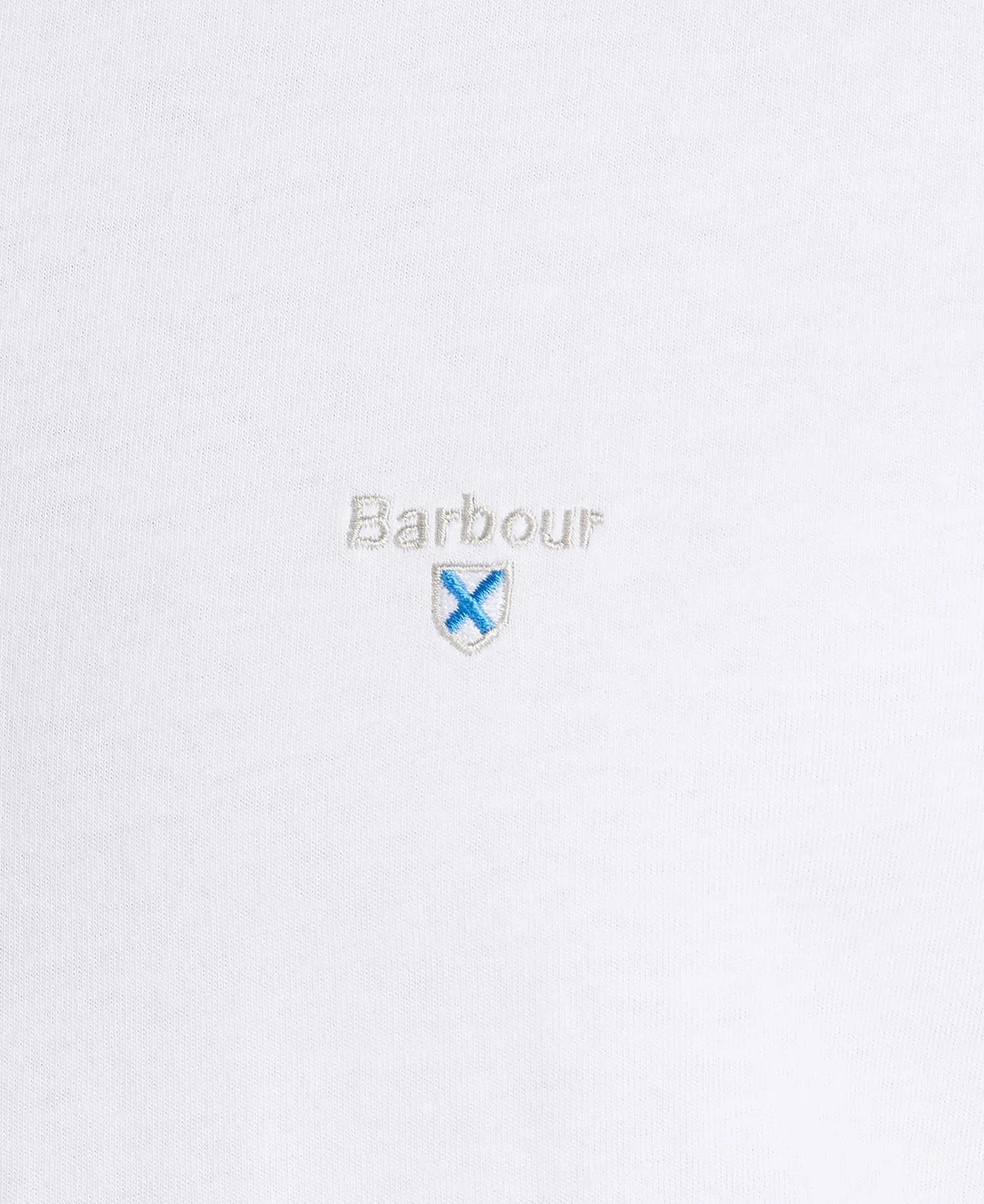 Tartan Sports Tee in White