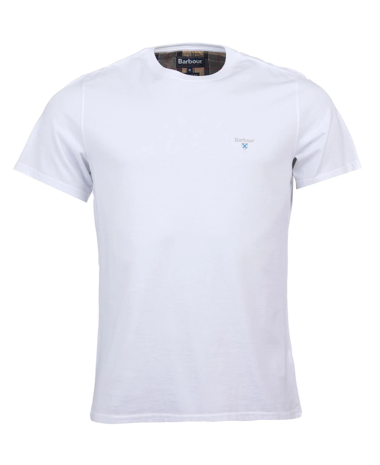 Tartan Sports Tee in White