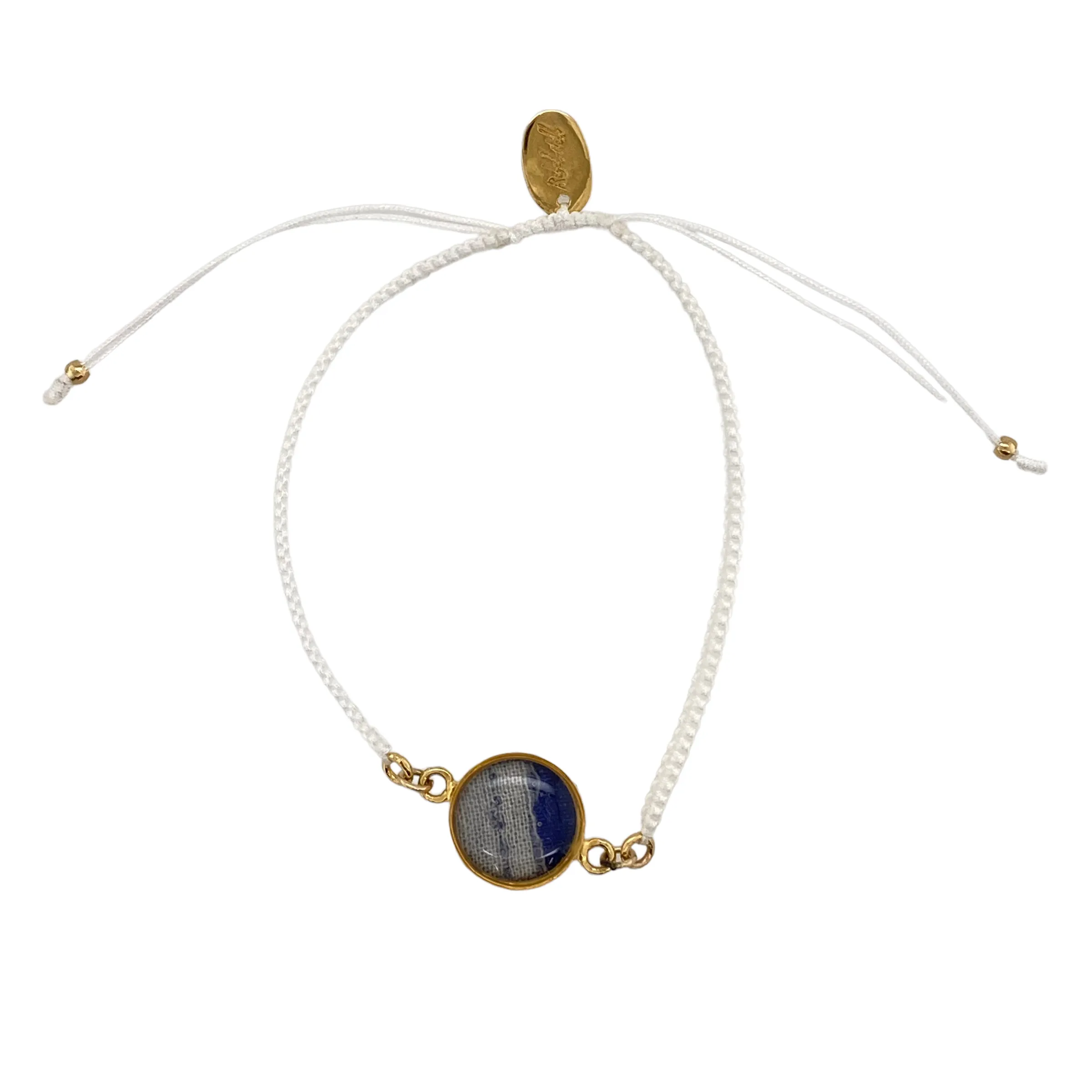 Taylor Bracelet | Gold | White