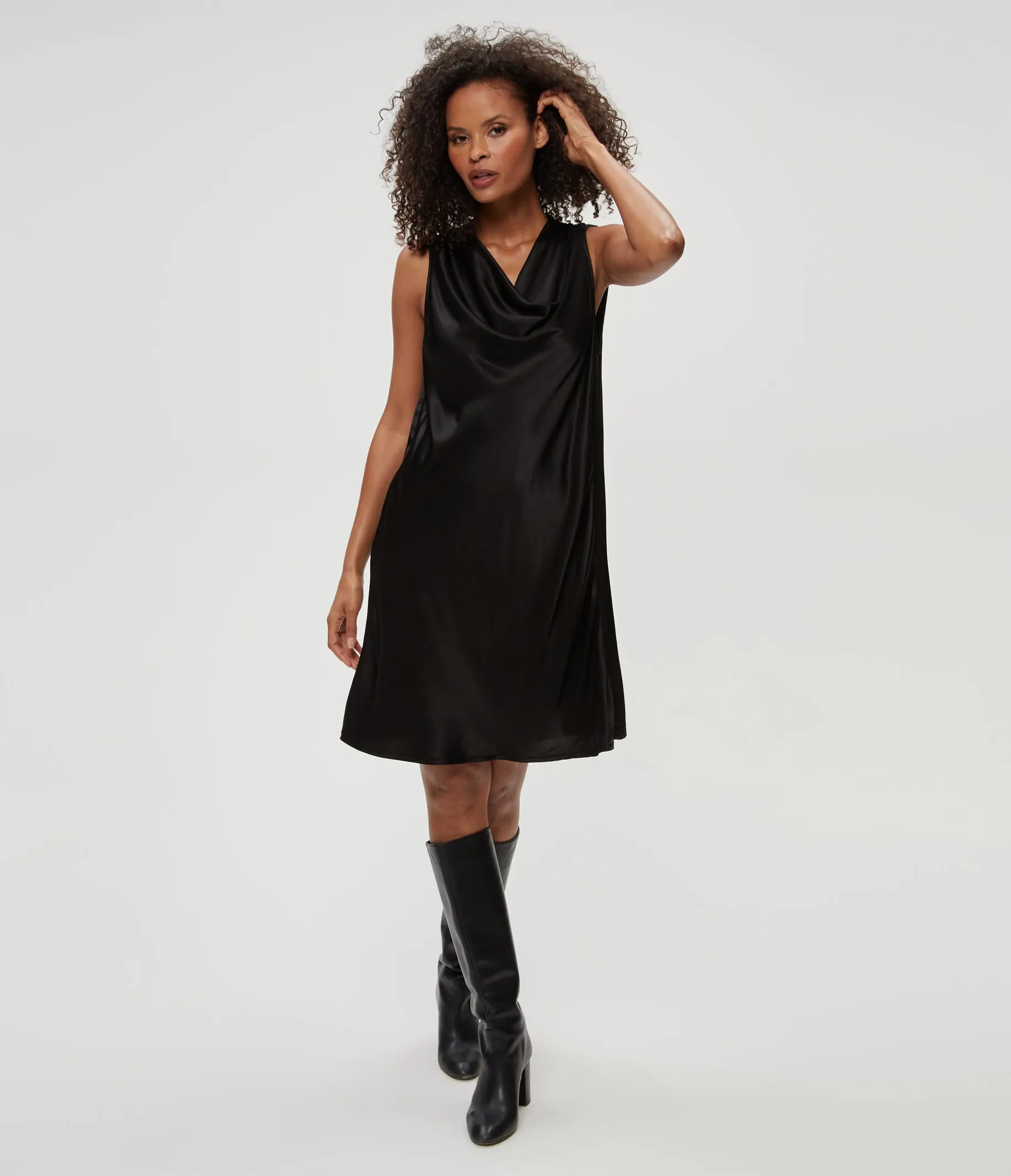 Tessa Satin Mini Dress
