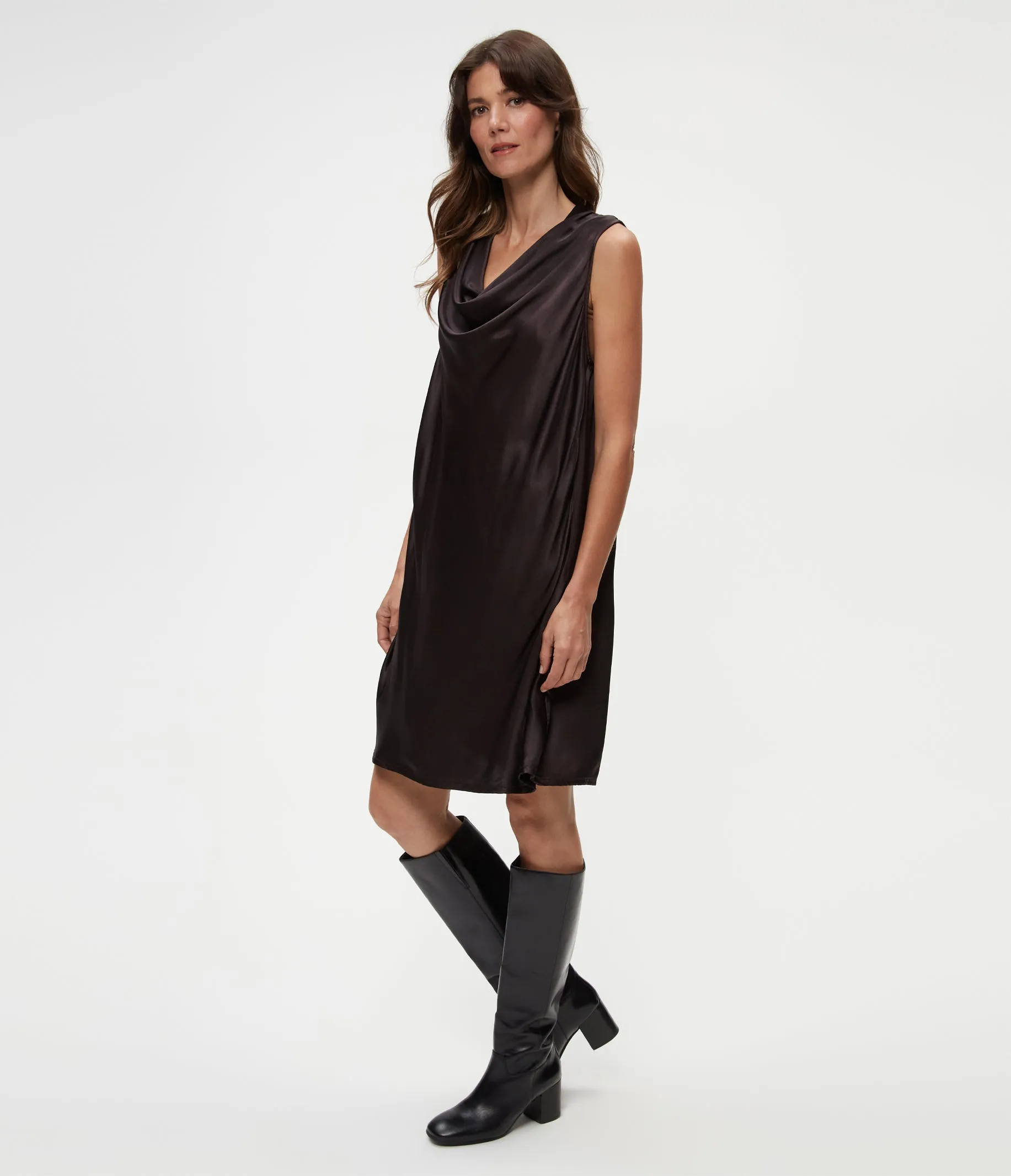 Tessa Satin Mini Dress