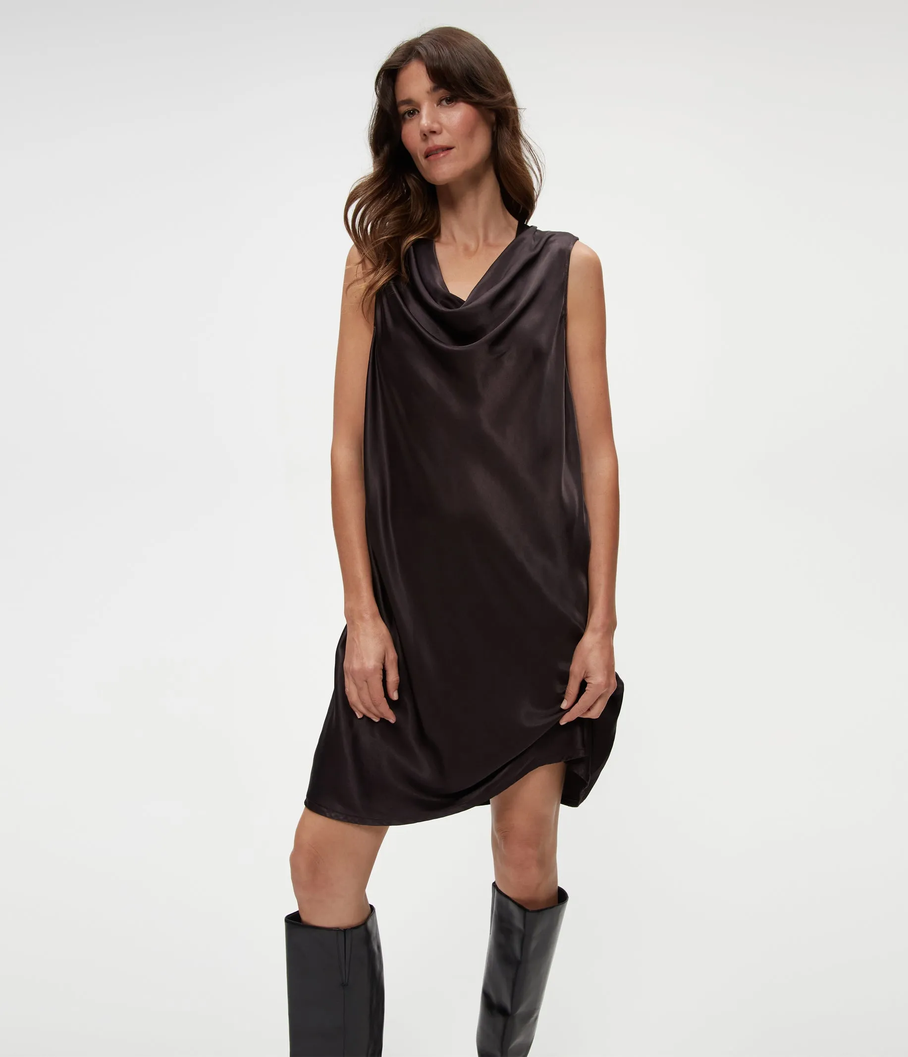 Tessa Satin Mini Dress