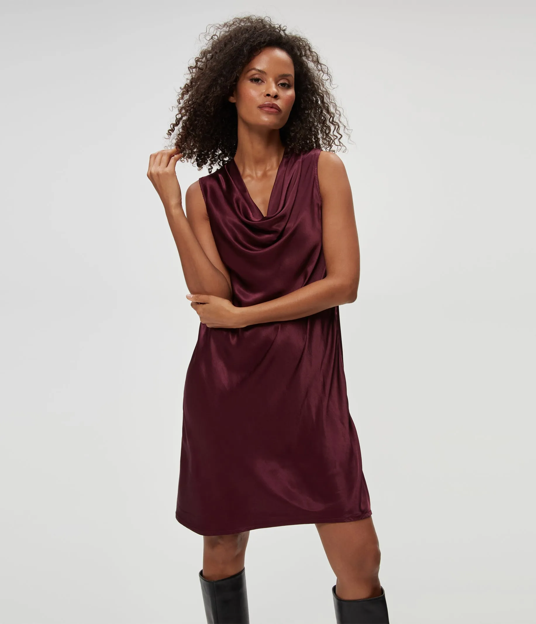 Tessa Satin Mini Dress