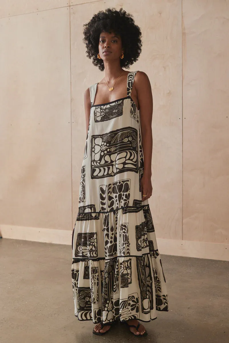 The Brydie Dress in Jondli Print