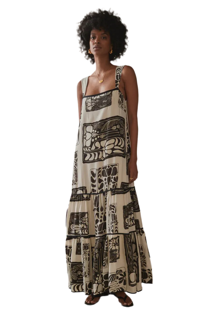 The Brydie Dress in Jondli Print