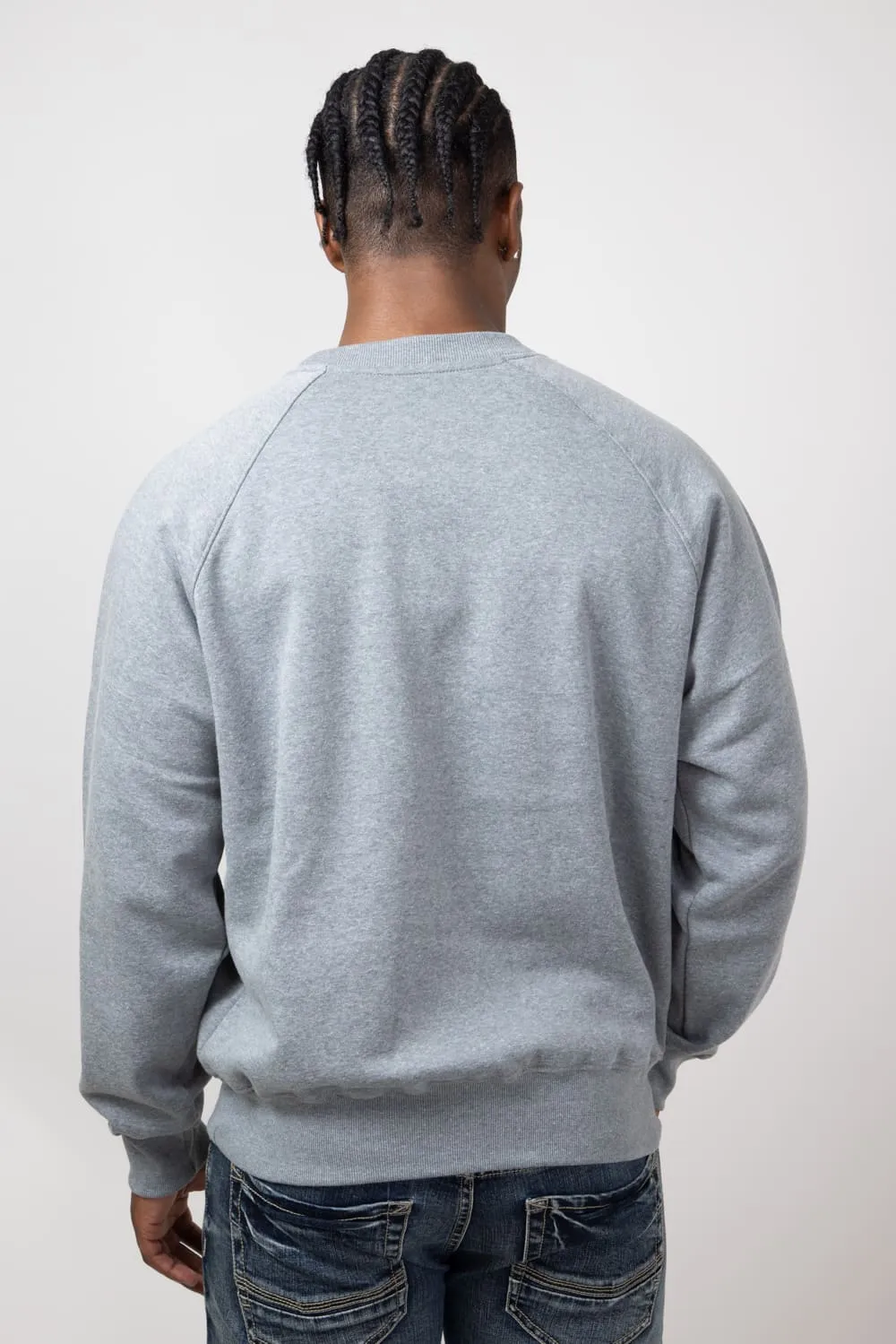 The North Face Evolution Crew Sweatshirt for Men in Grey | NF0A86WA-GAZ-GRY