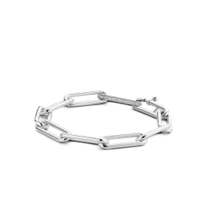 Ti Sento Milano Thick Rectangle Link Chain Bracelet