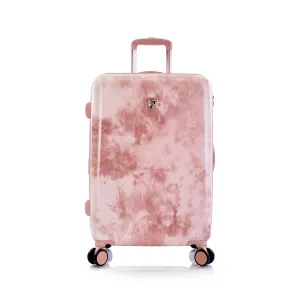Tie-Dye 26" Medium Checked Spinner Luggage
