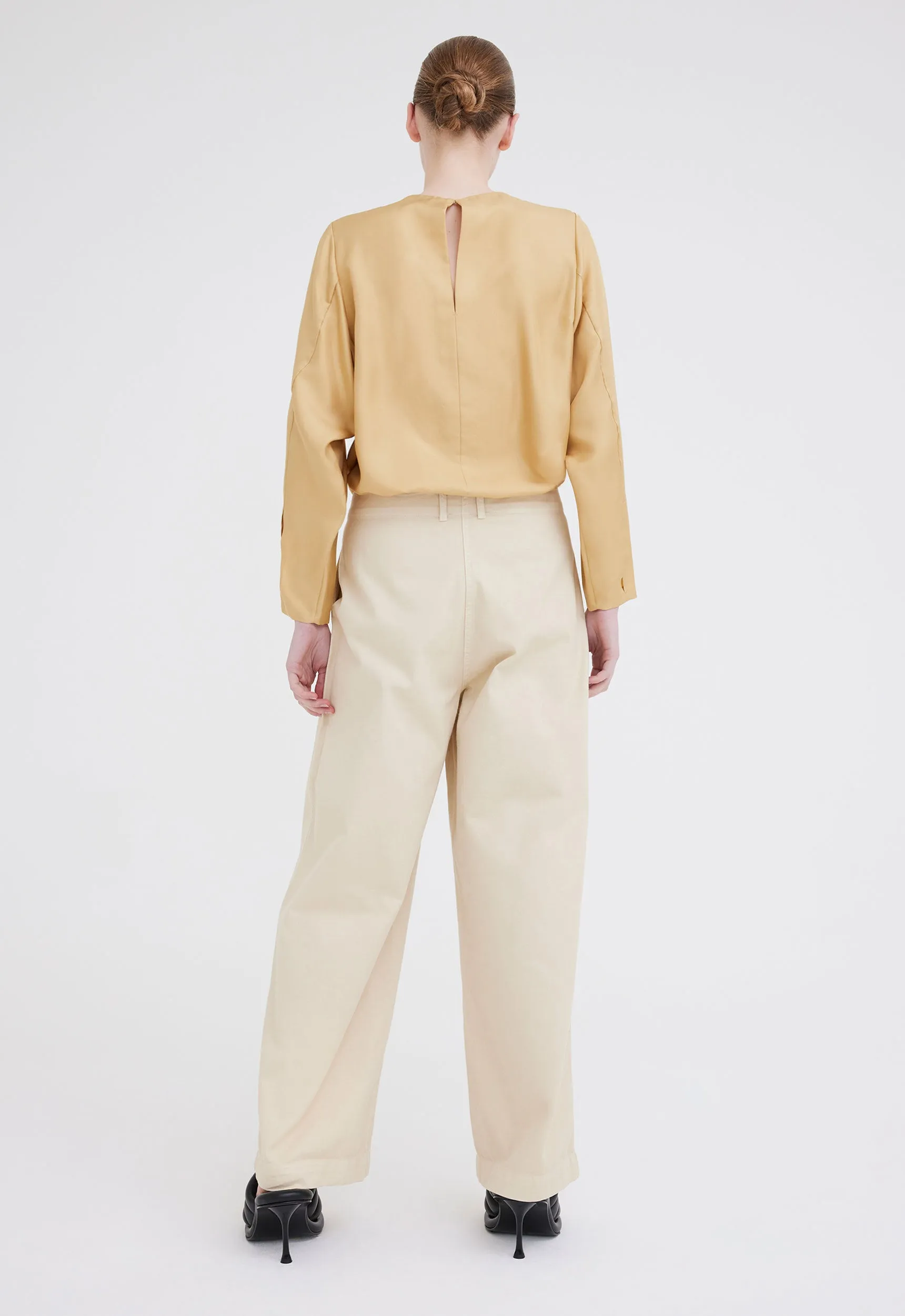 Trades Cotton Twill Pant - Duster Neutral