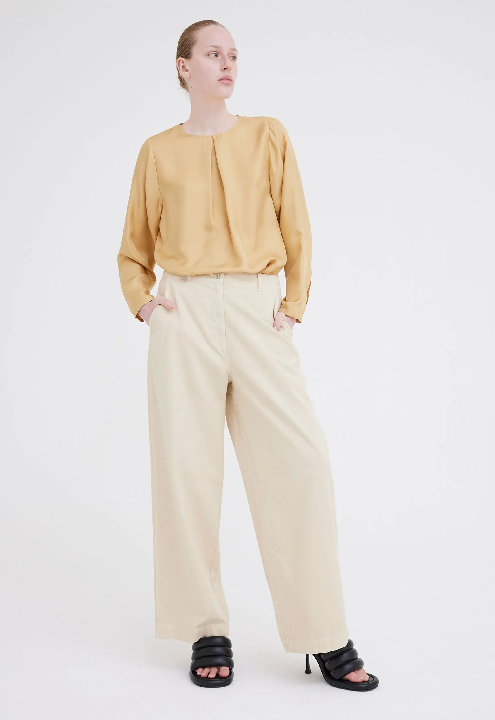Trades Cotton Twill Pant - Duster Neutral