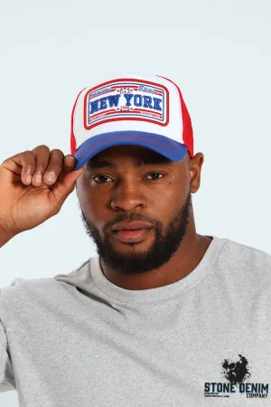 Trucker Cap - White/Red