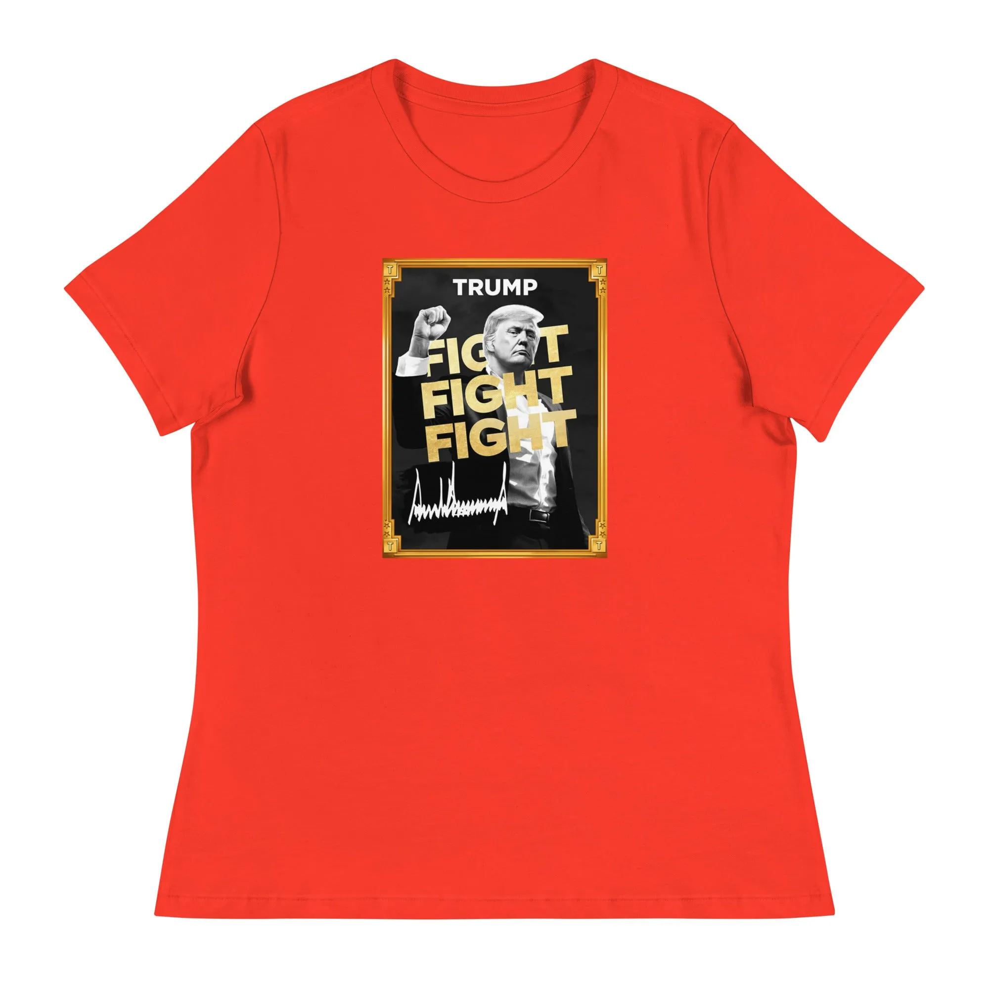Trump Meme - Fight Fight Fight - Women's Relaxed T-Shirt
