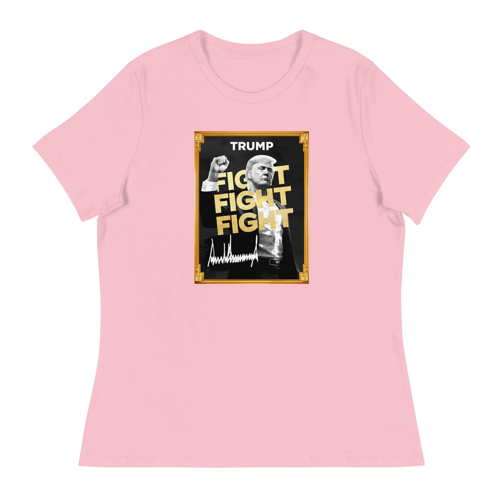 Trump Meme - Fight Fight Fight - Women's Relaxed T-Shirt