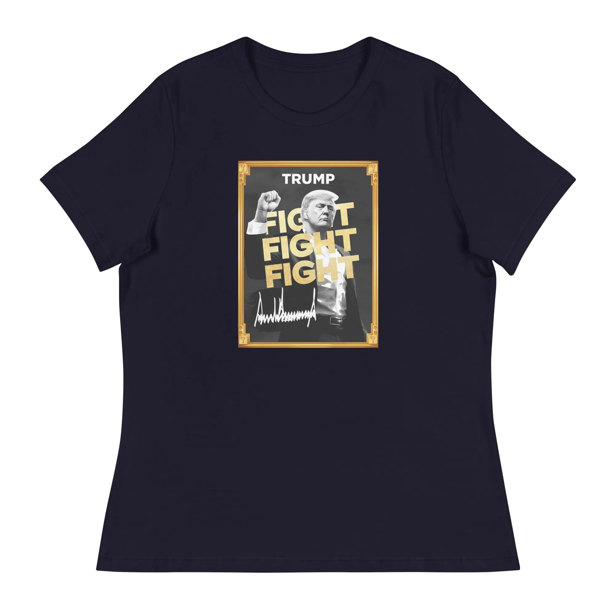 Trump Meme - Fight Fight Fight - Women's Relaxed T-Shirt