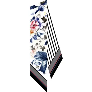 TT055 BLUE FLORAL MAXI TWILLY