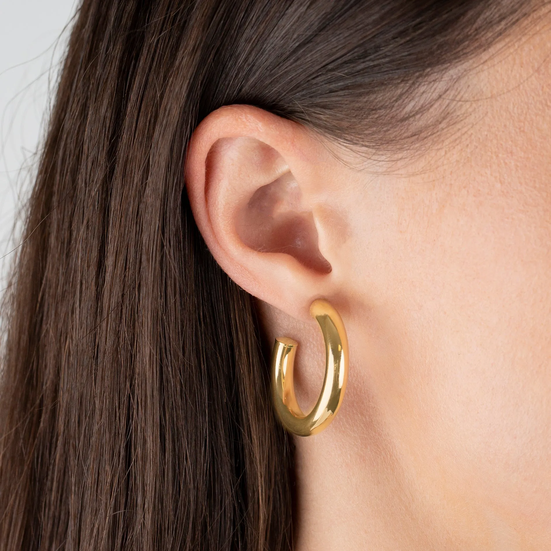 Tubular Hoop Earring
