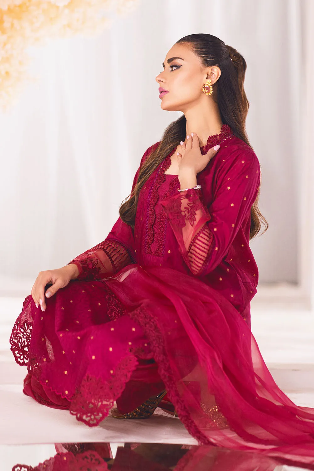 Tulip Tales |  Azure Ensembles Chiffon 3PCS 2023
