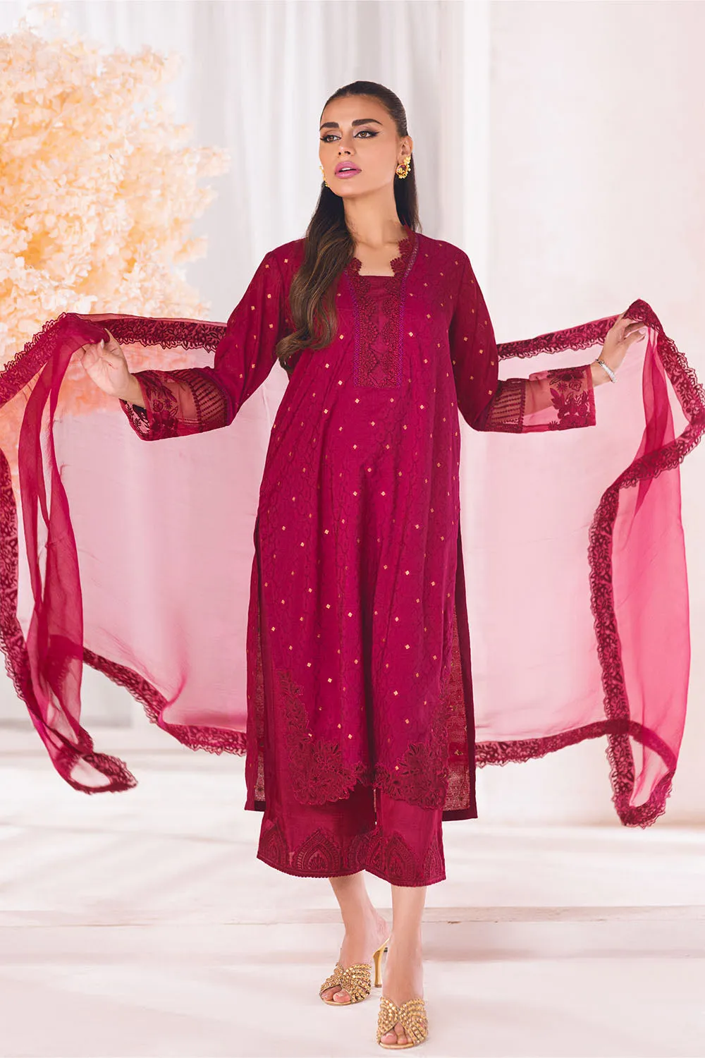 Tulip Tales |  Azure Ensembles Chiffon 3PCS 2023