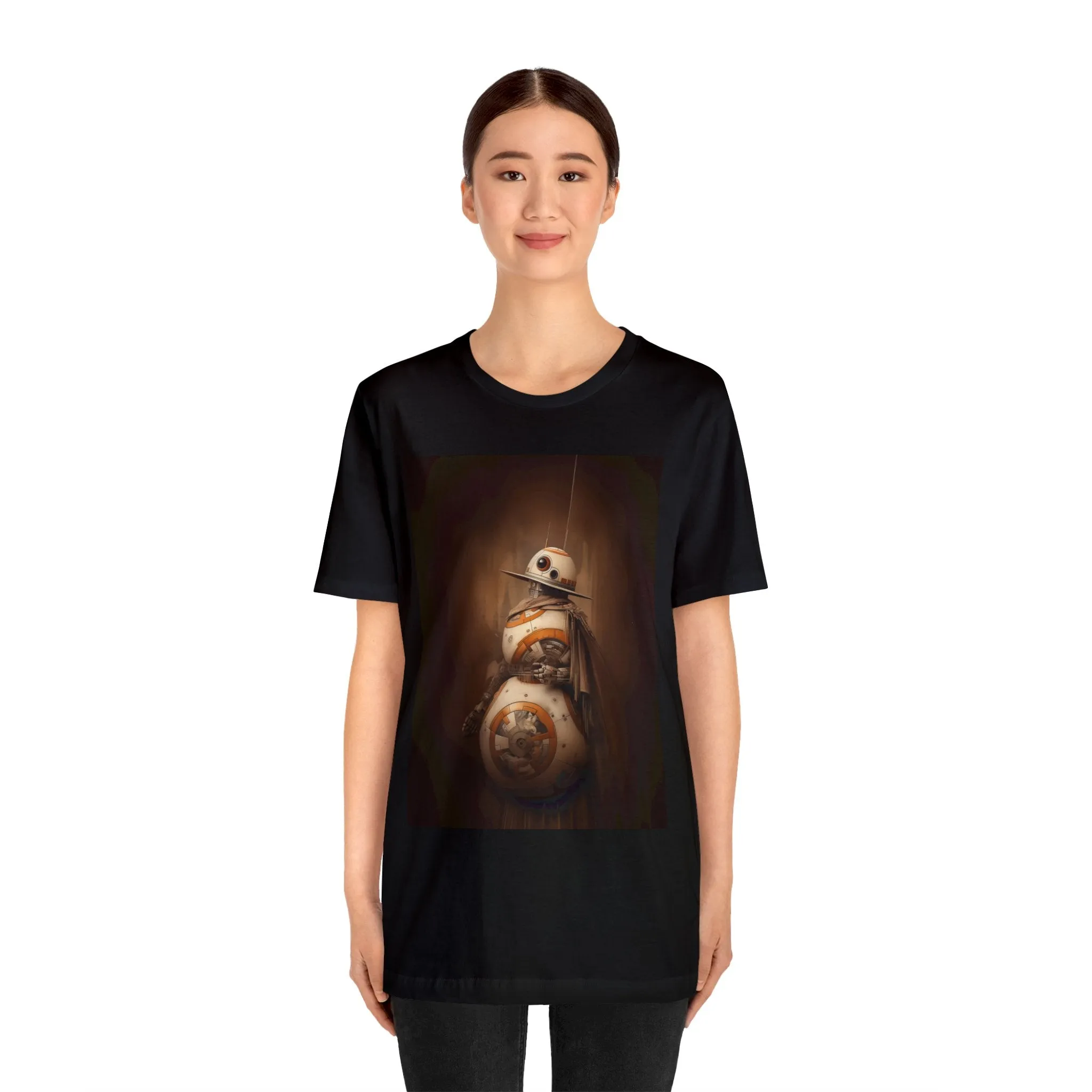 Unisex Jersey Short Sleeve Tee - BB-8Wild West Photography Sepia Vintage Film