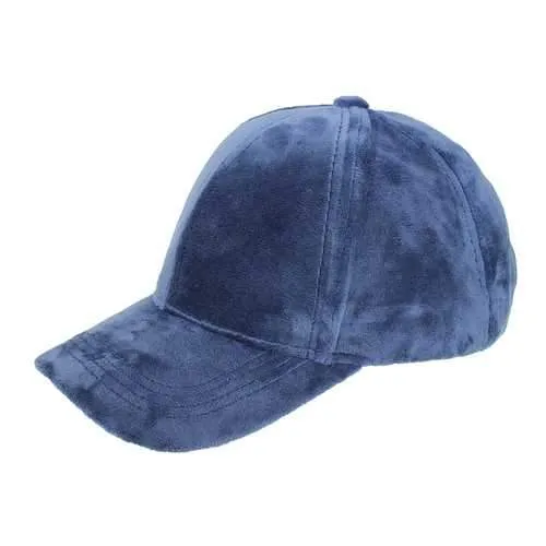 Unisex Solid Suede Baseball Cap Summer Sports Adjustable Outdoor Snapback Hip-hop Hat