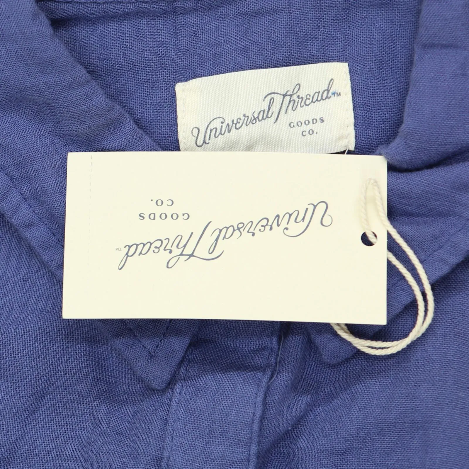 Universal Thread Women's Long Sleeve Relaxed Fit Gauze Button-Down Shirt