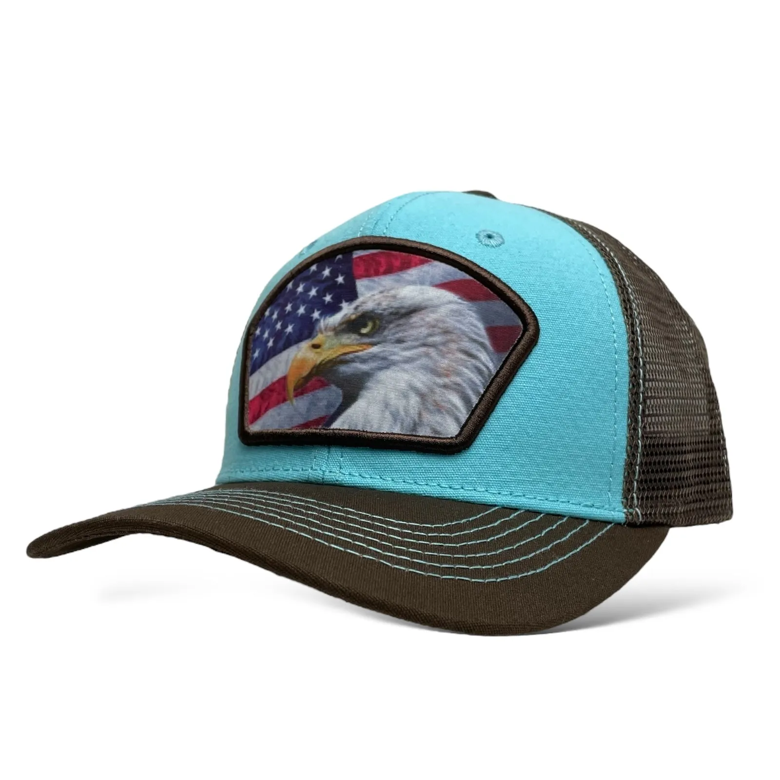 USA American Flag Snapback Baseball Cap, Eagle Patriotic Hat