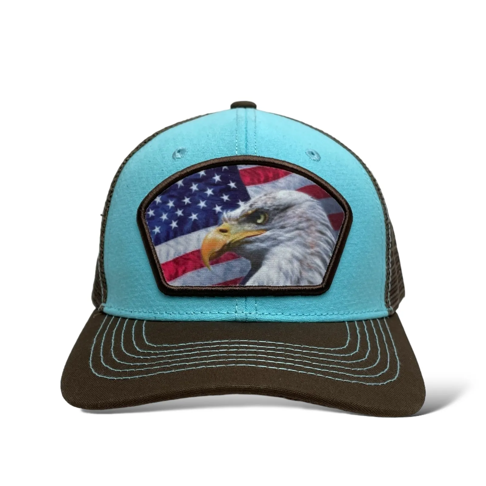 USA American Flag Snapback Baseball Cap, Eagle Patriotic Hat