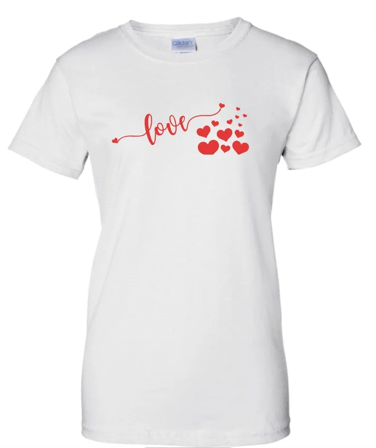 Valentines Love red hearts
