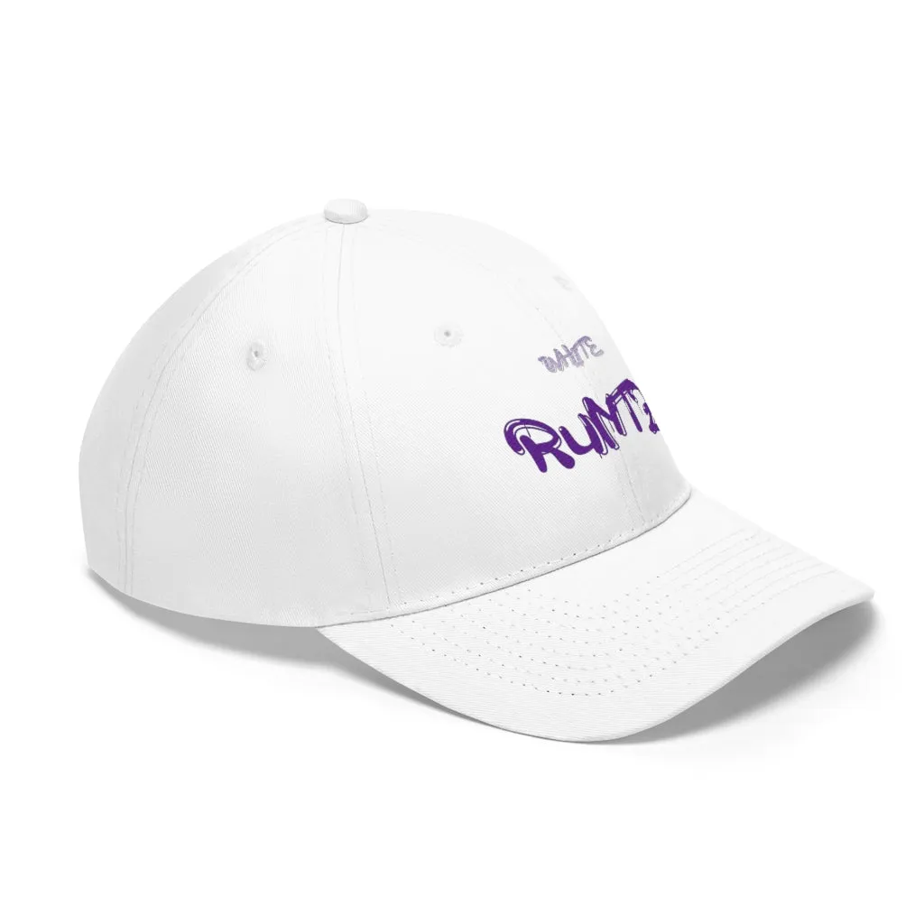 White Runtz Unisex Hat, Custom Hat, Personalized Hat, Runtz hat