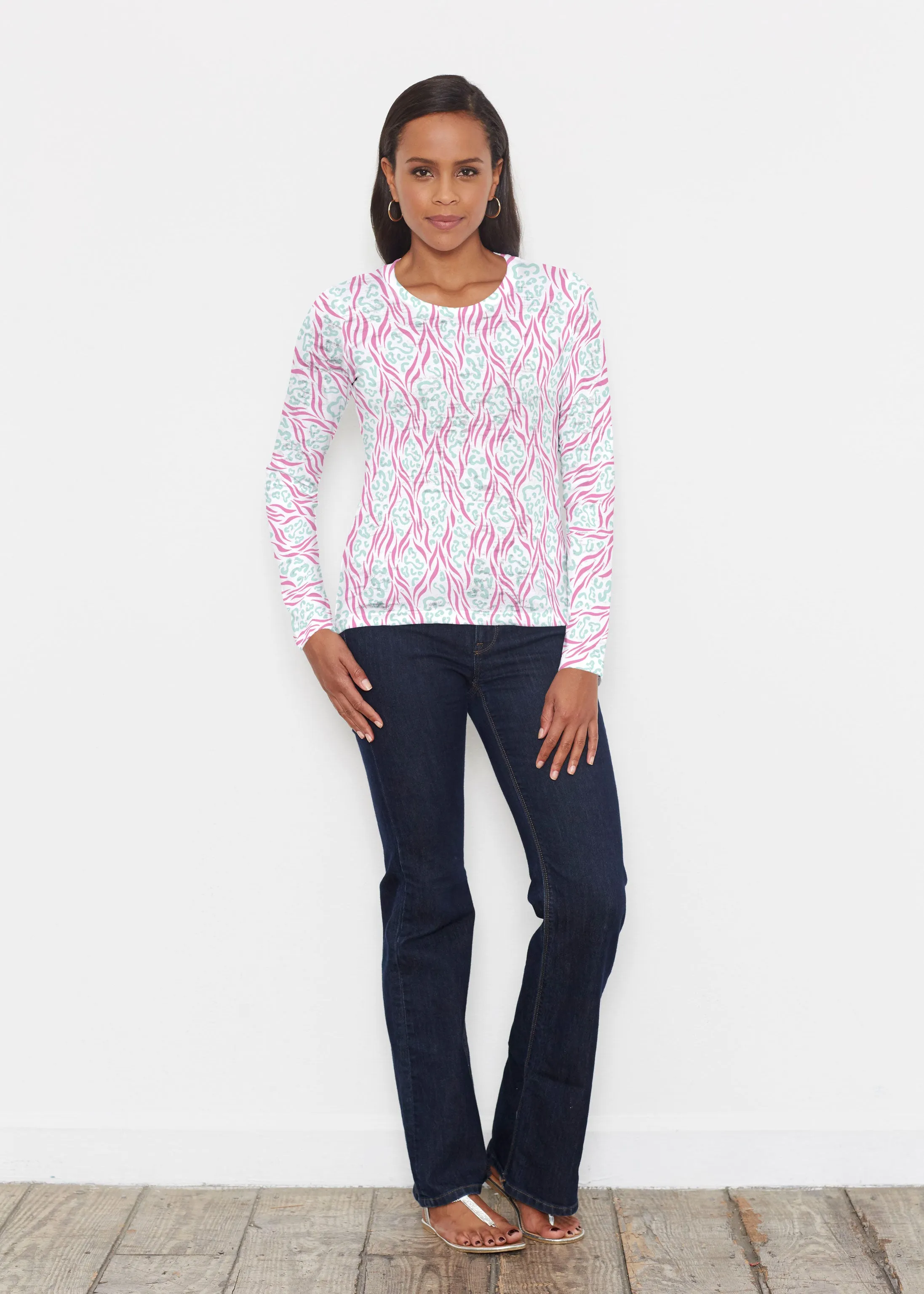 Wild Duo Berry (7937) ~ Signature Long Sleeve Crew Shirt