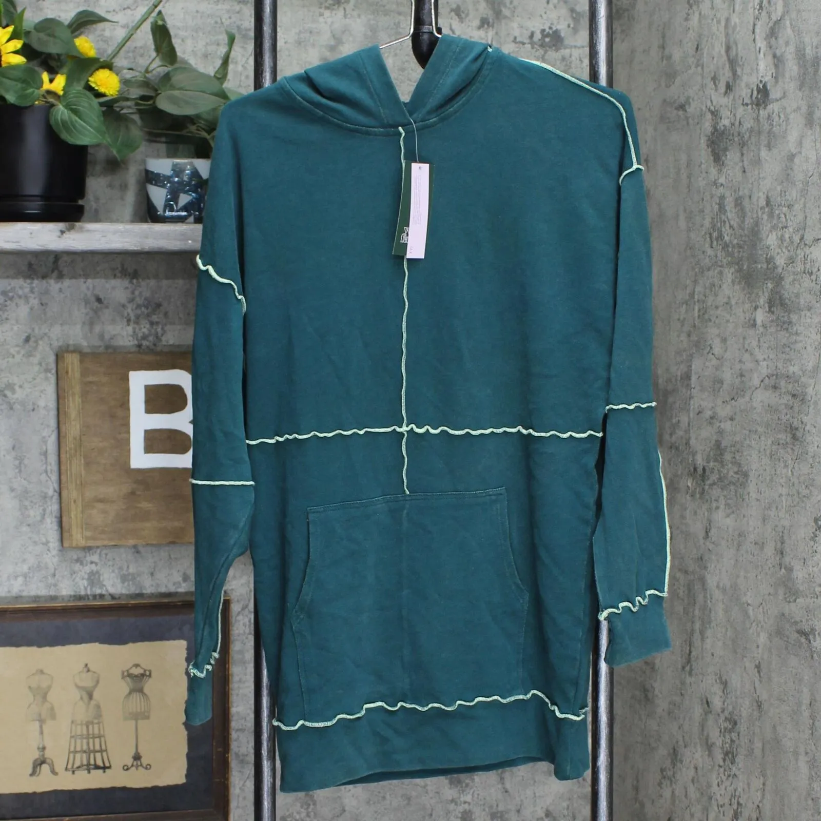 Wild Fable Seamed French Terry Hooded Sweatshirt