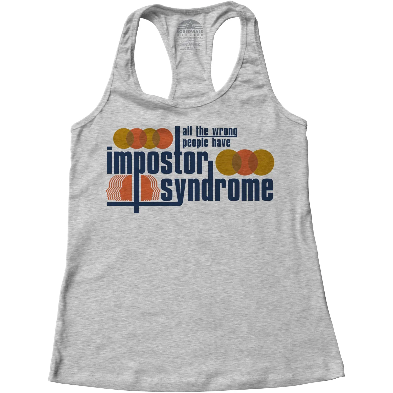 Women's All The Wrong People Have Impostor Syndrome Racerback Tank Top