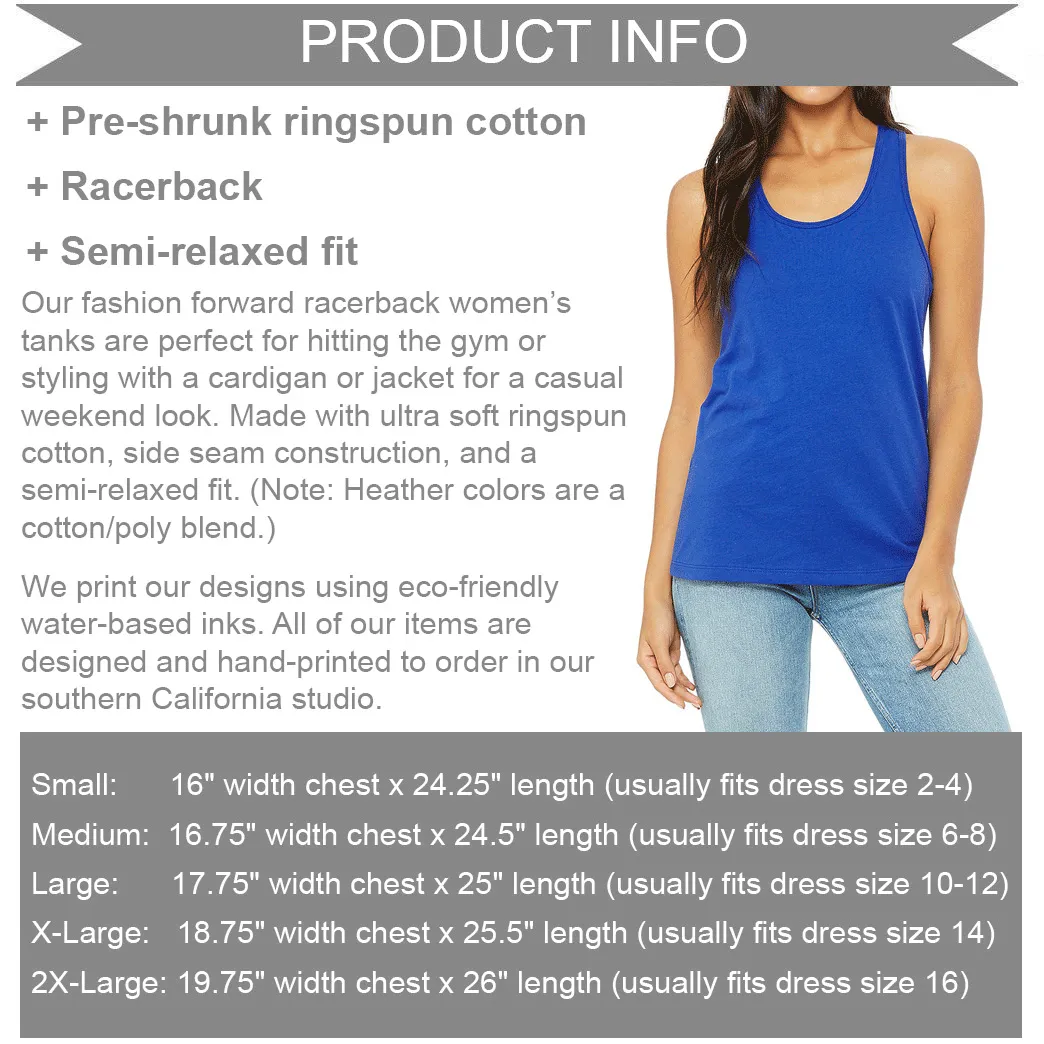 Women's Assonance and Alliteration Racerback Tank Top