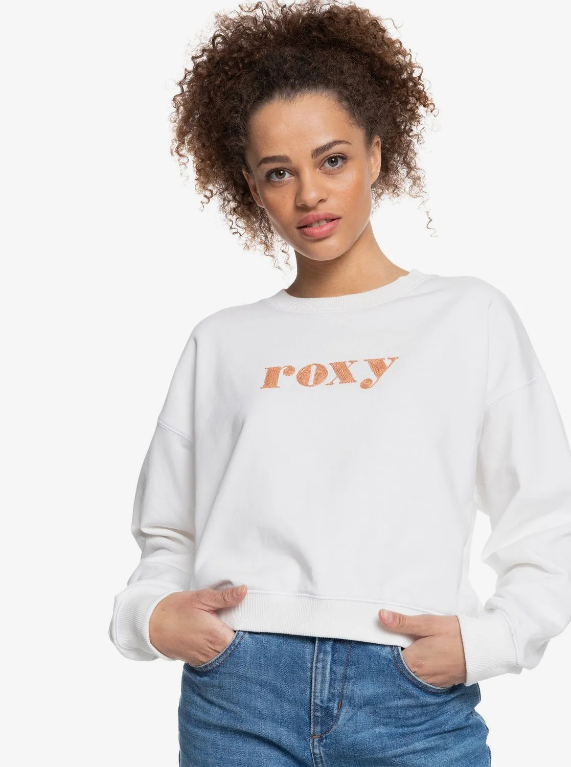 Womens Break Away Organic Fleece Jumper