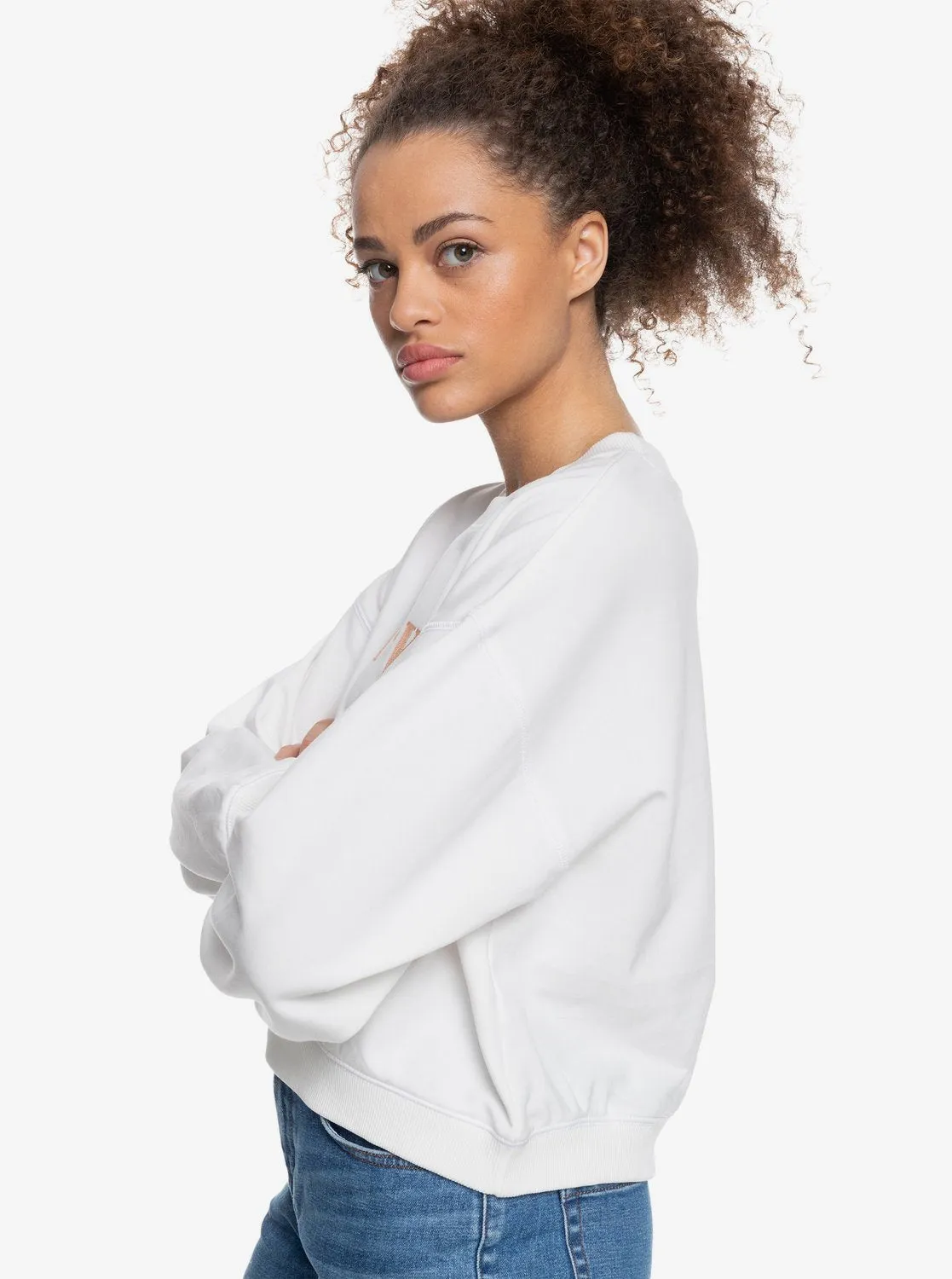 Womens Break Away Organic Fleece Jumper