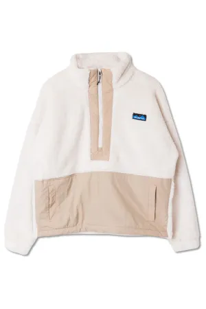 Women's Kavu | Rockhaven Half Zip Pullover | Chalk