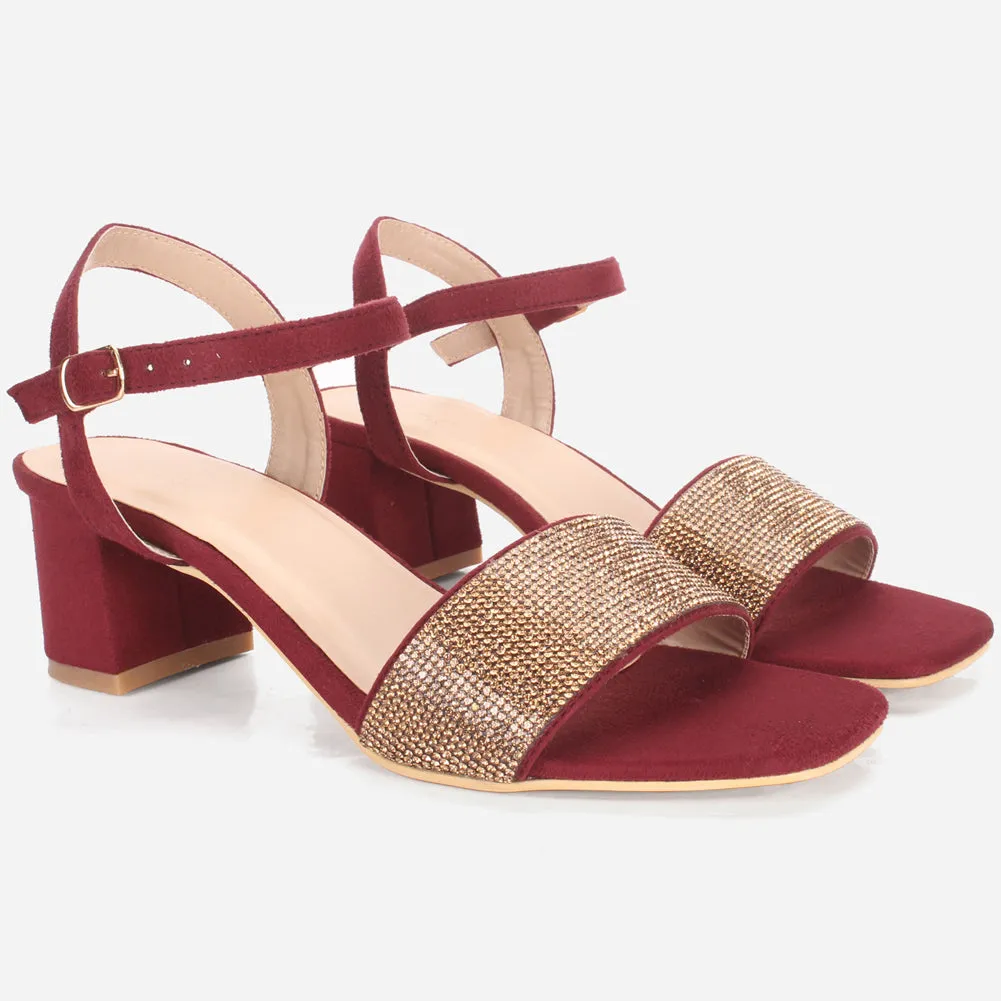 Womens "ELIA" Decorated Evening Party Sandals
