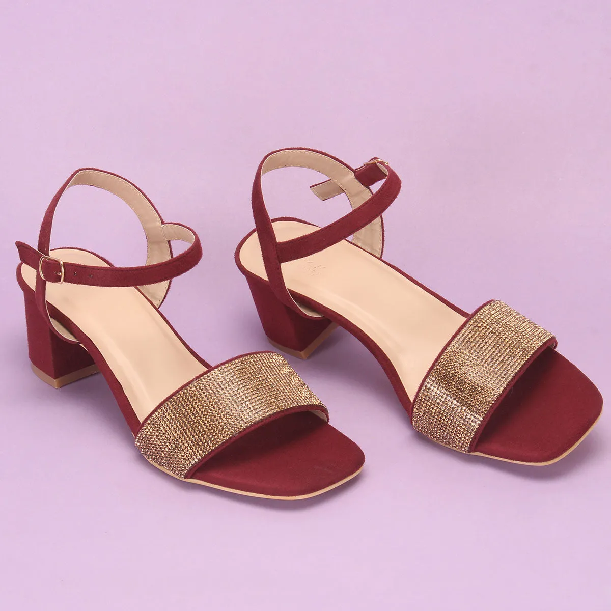 Womens "ELIA" Decorated Evening Party Sandals