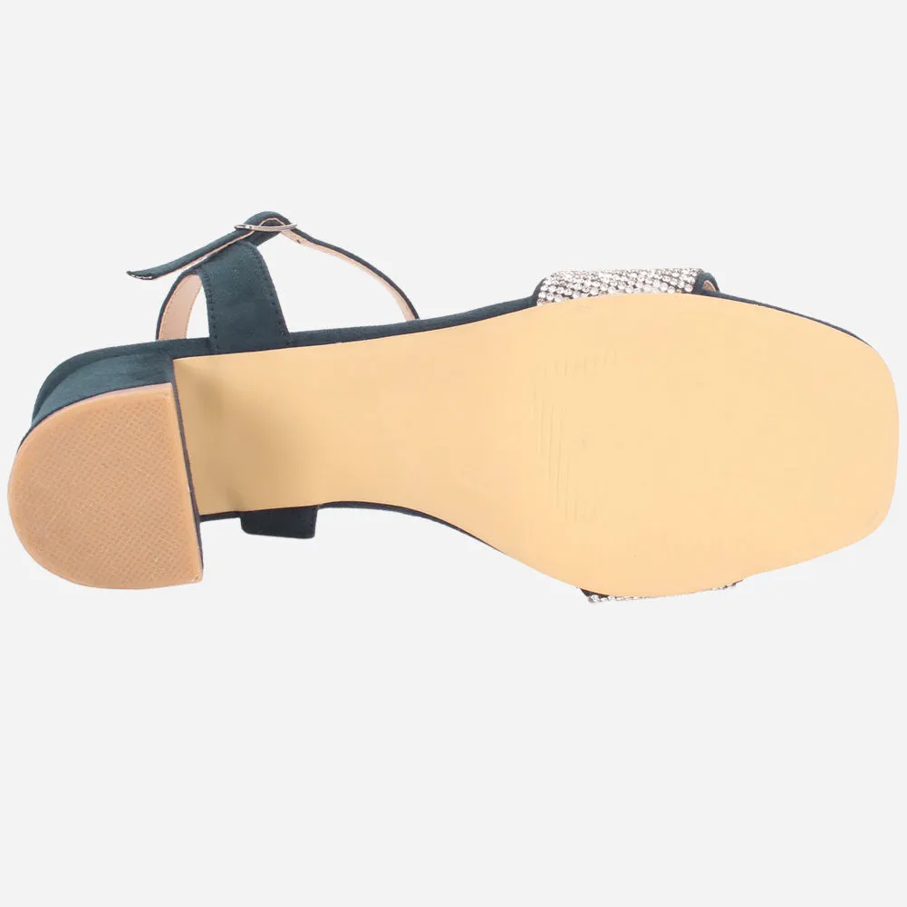 Womens "ELIA" Decorated Evening Party Sandals