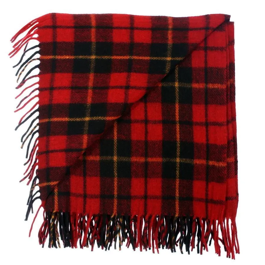 Wool Tartan Blanket - 60'' x 70'' - Wallace