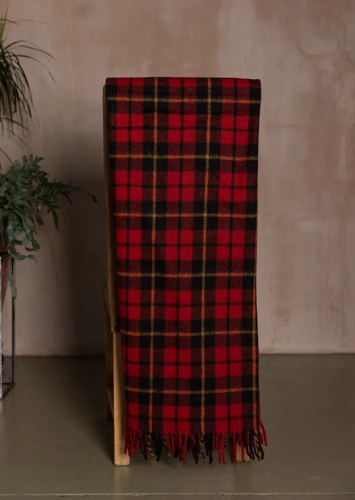 Wool Tartan Blanket - 60'' x 70'' - Wallace