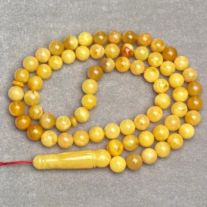 YELLOW AMBER MISBAHA 10,2mm 43,5g