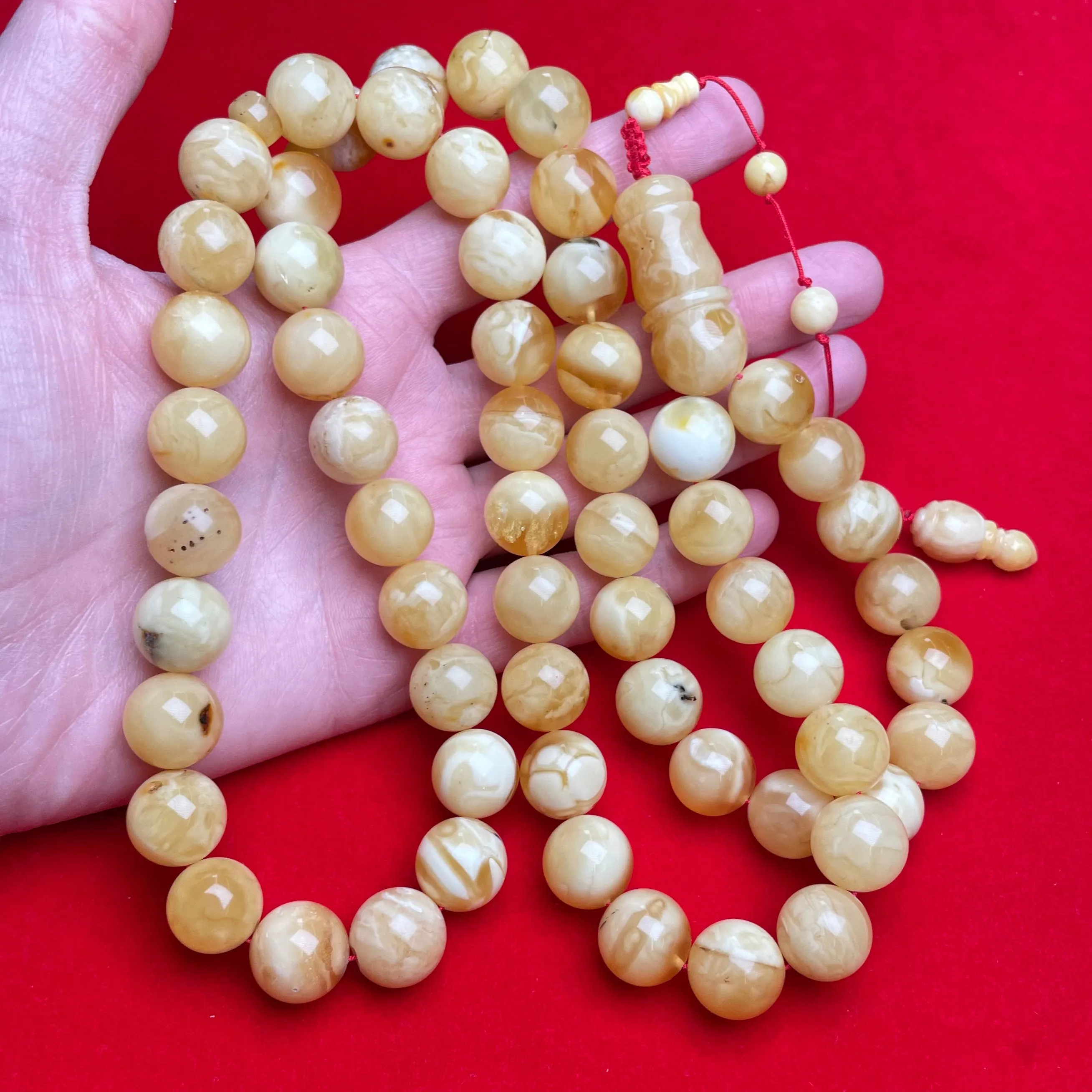 YELLOW/WHITE AMBER MISBAHA 14,8mm 116g