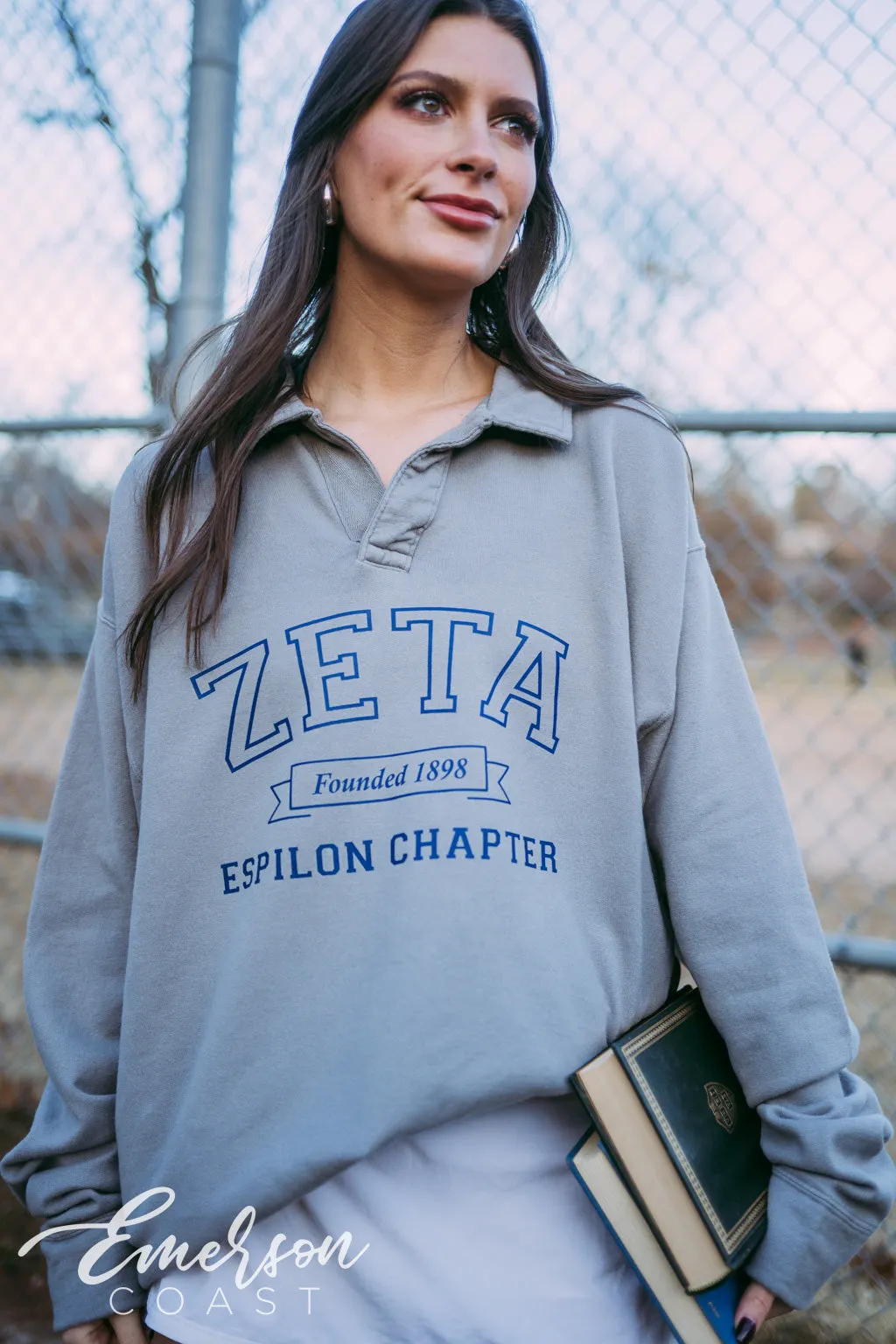 Zeta Tau Alpha Founded 1898 Collared Crew
