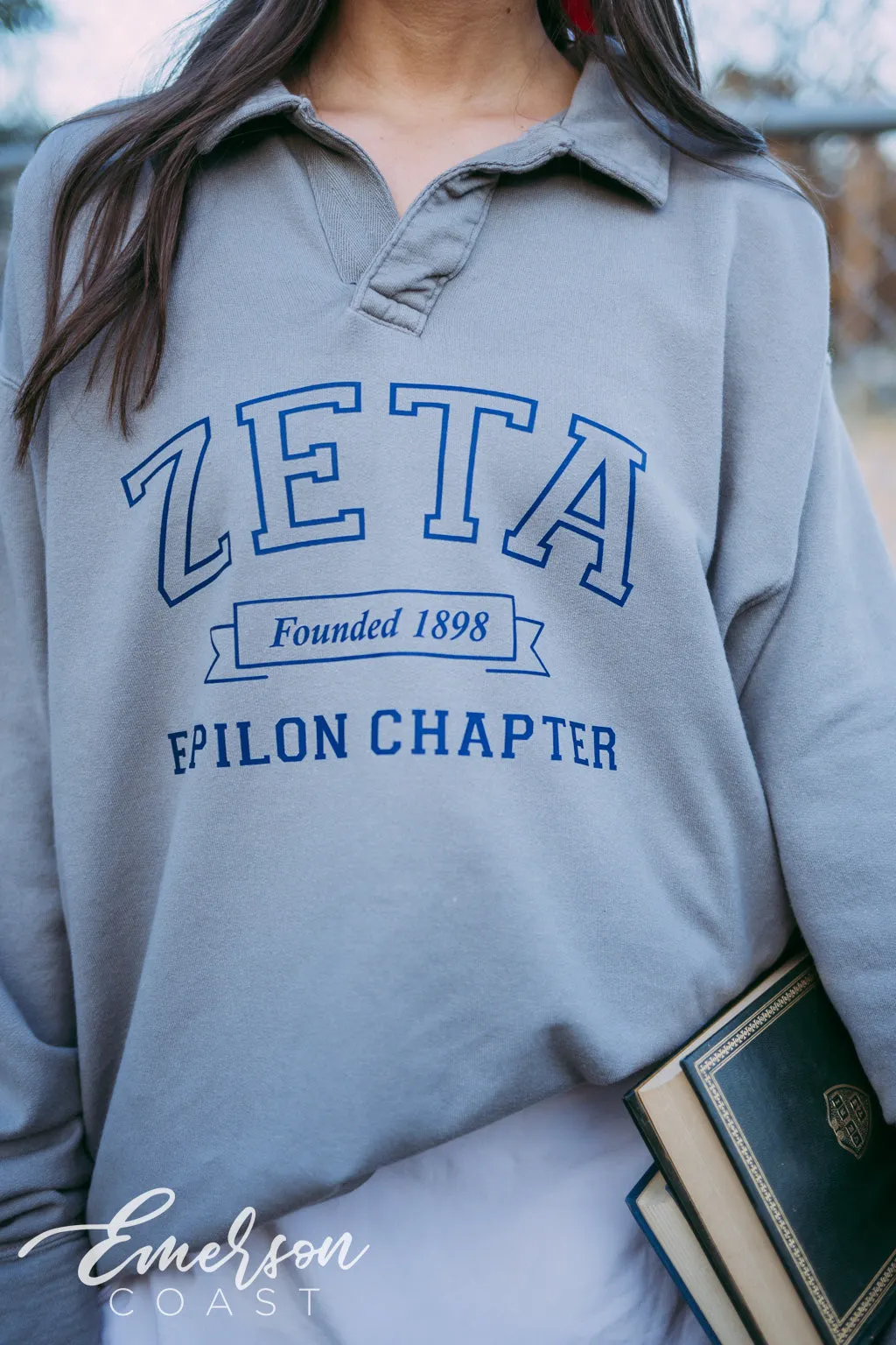 Zeta Tau Alpha Founded 1898 Collared Crew