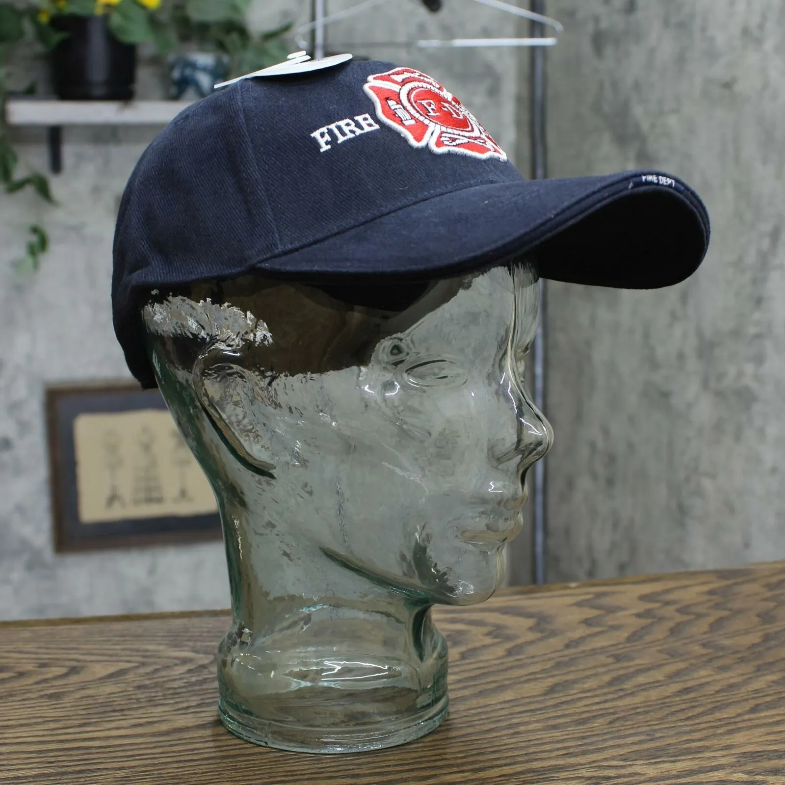 ZUZIFY Men's Fire Department Embroidered Emblem Baseball Hat